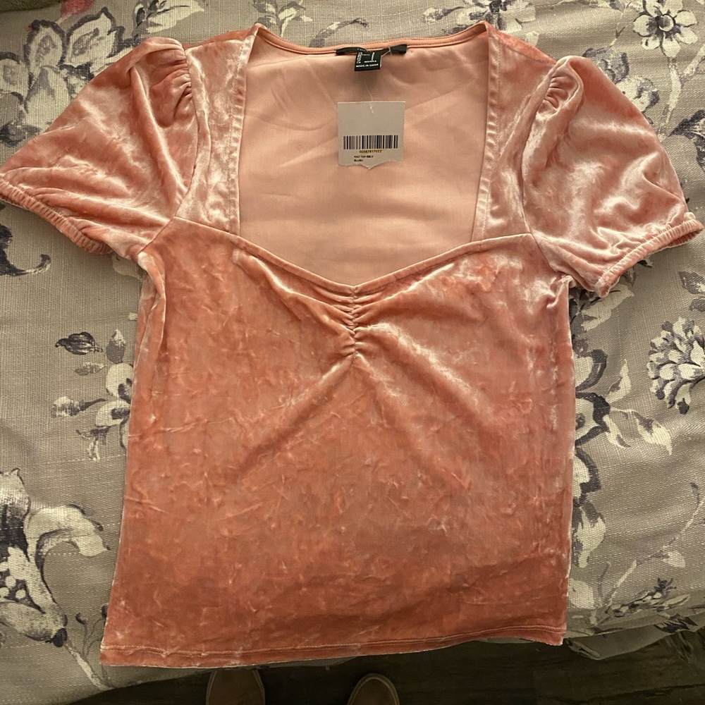 Forever 21 shade blush tone top